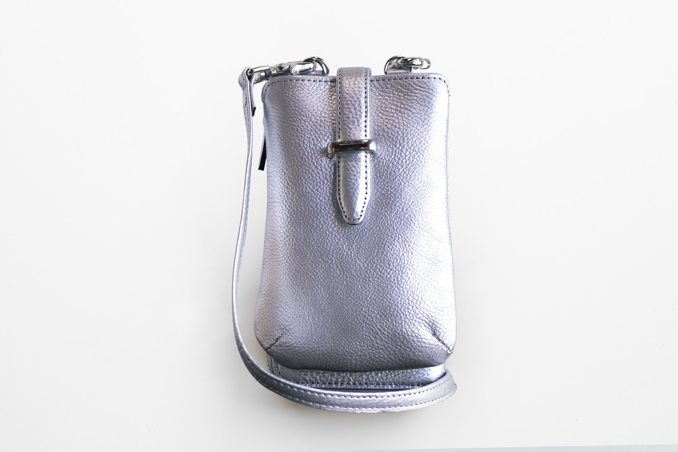 縦型 お財布ショルダー (マットシュリンクレザー / ハラコ)-img4