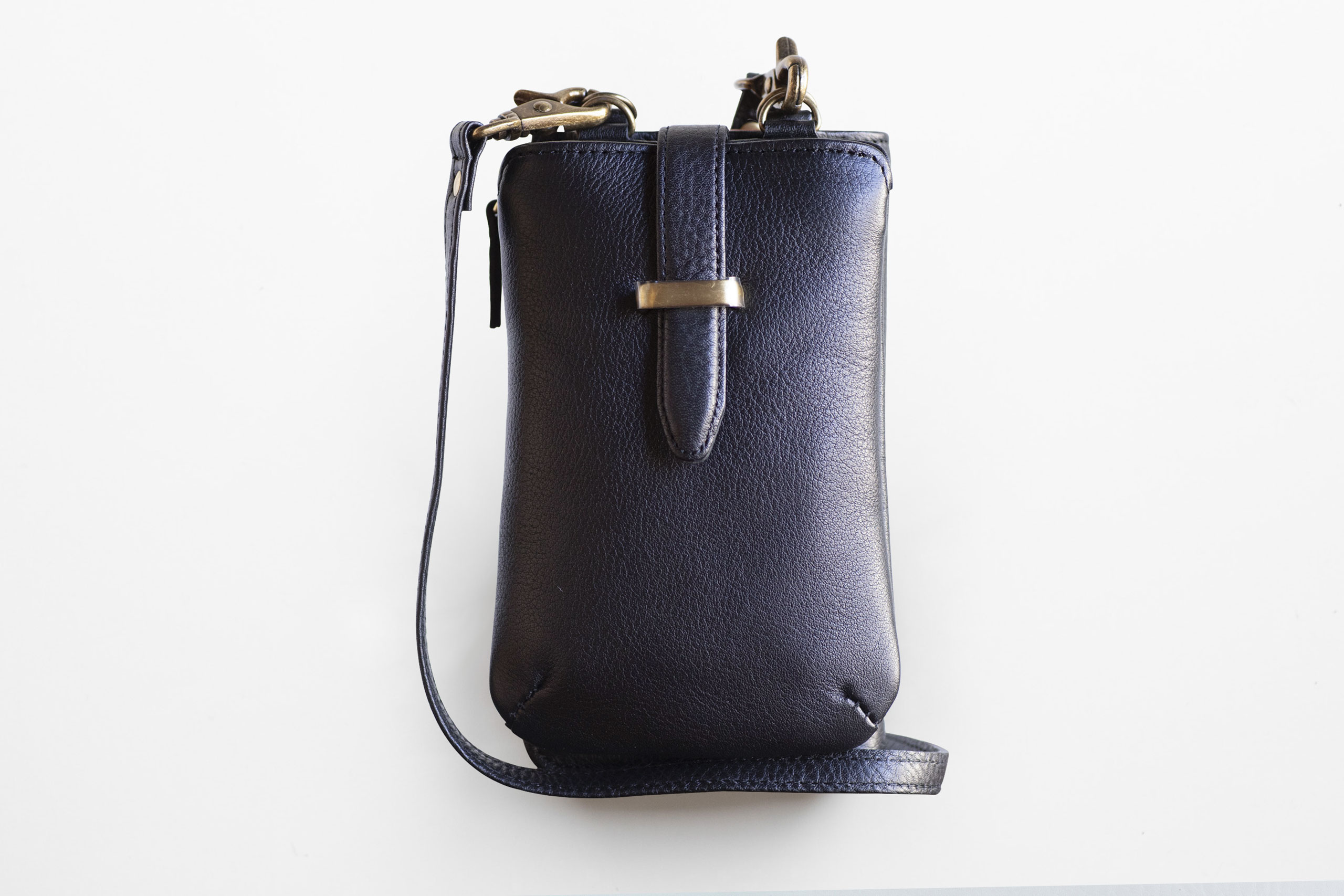 縦型 お財布ショルダー (マットシュリンクレザー / ハラコ)-img3