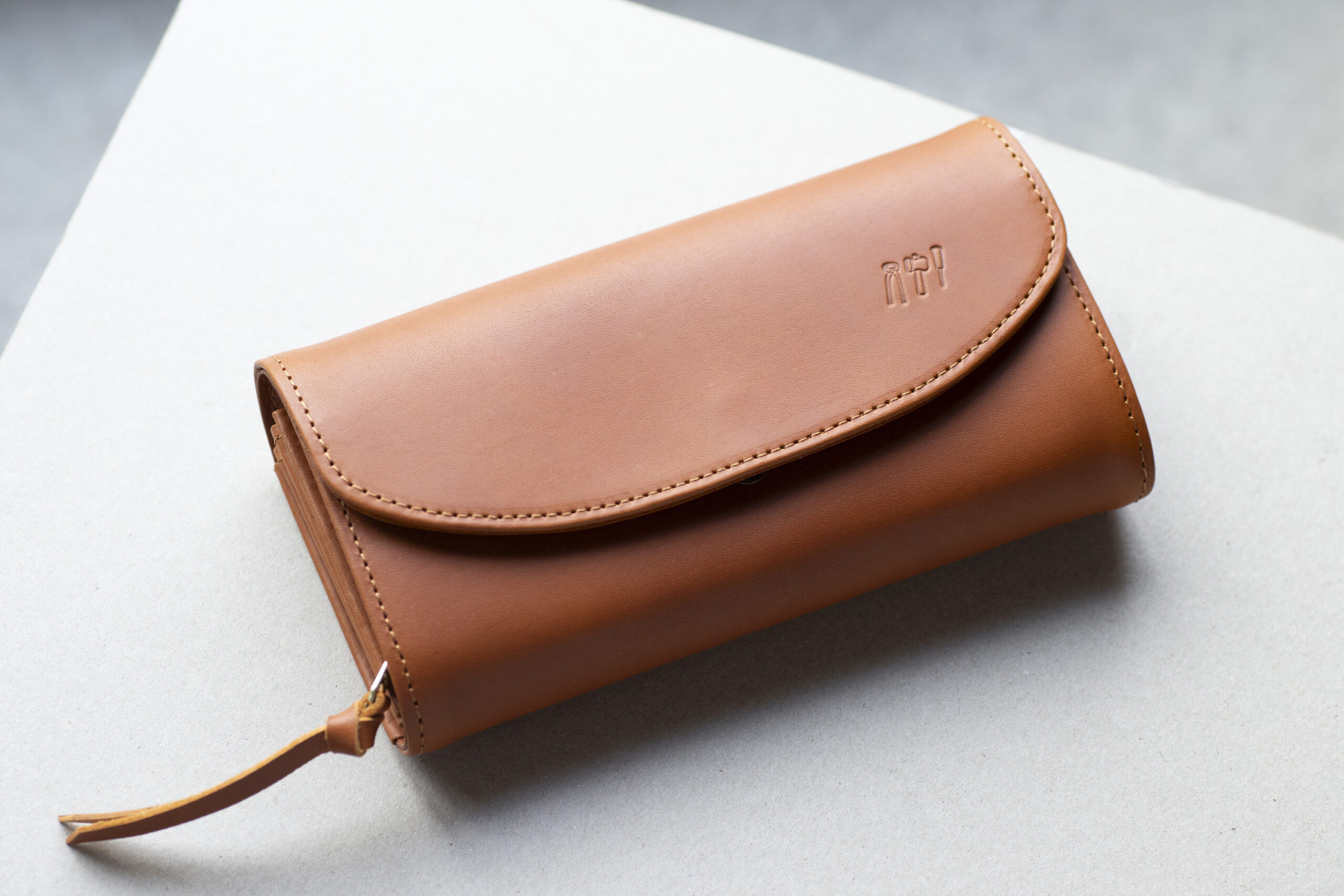 フラップ式ロングウォレット (アラバスタレザー)-img2