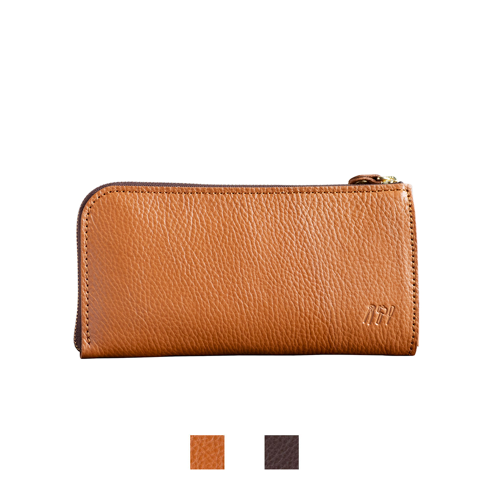 L字ファスナーロングウォレット (マットシュリンクレザー)【aw-05ons】