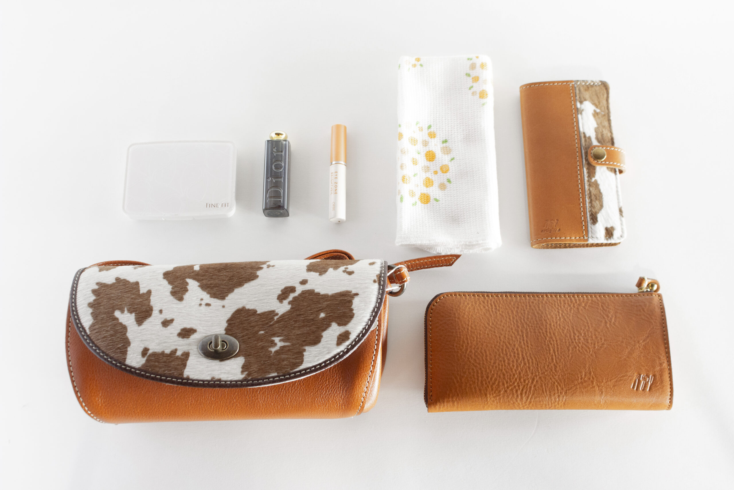  フラップ型ショルダーバッグ (ハラコ)-img8