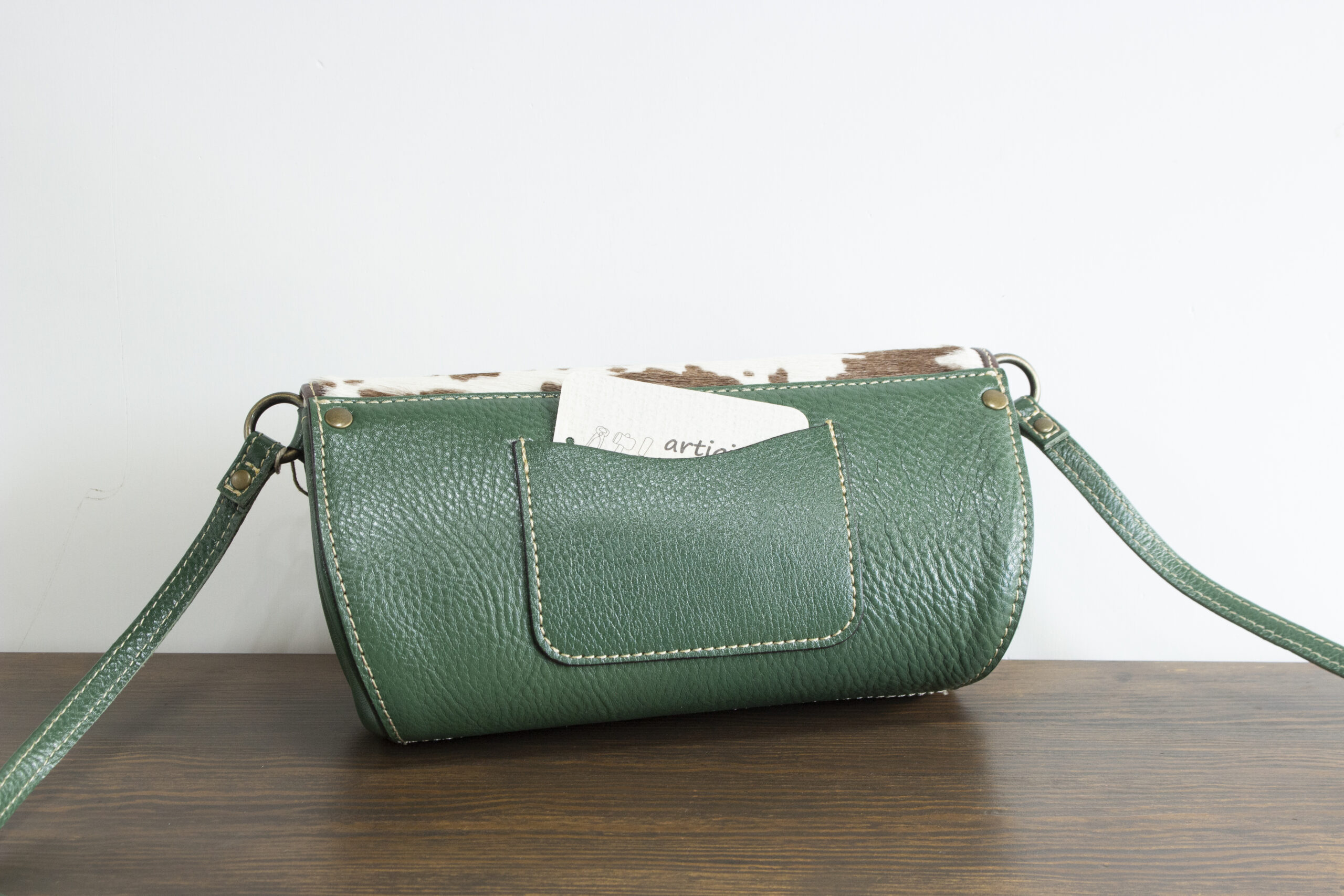  フラップ型ショルダーバッグ (ハラコ)-img6