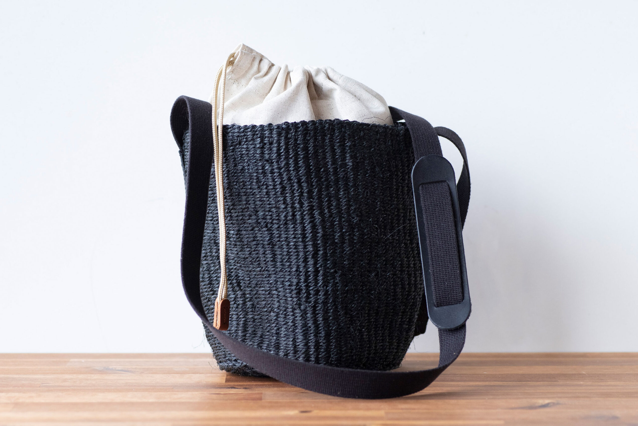 サイザルショルダーバッグ (インナーバッグ+肩当て付き) -img3